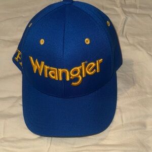 NWOT Wrangler FFA Royal Blue With Yellow Embroidery Snapback